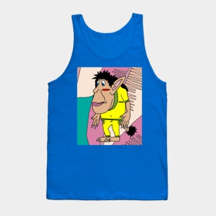 Funny Dwarf Garden Gnome Tank Top